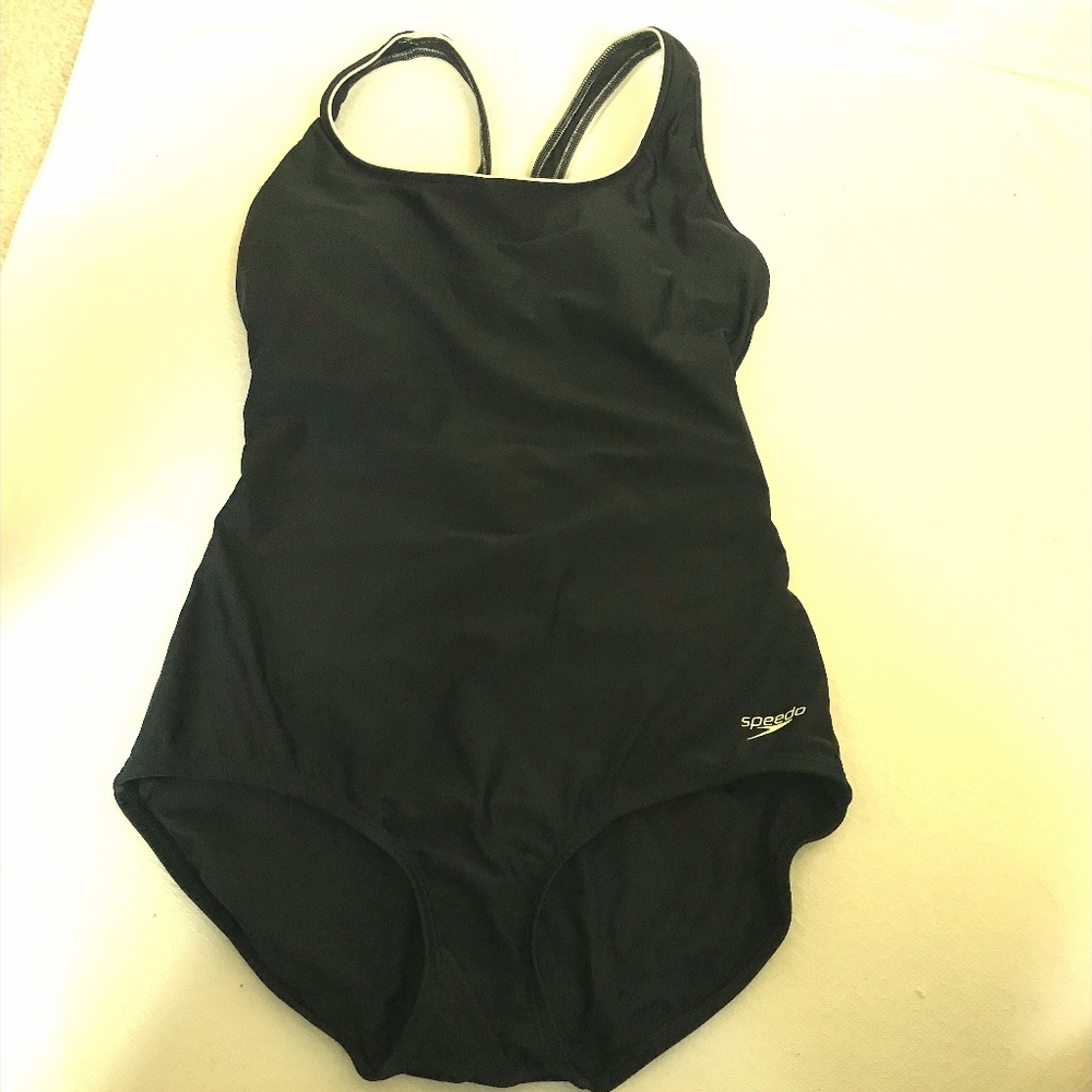 Speedo Black Womens  Onepiece  Swim suit